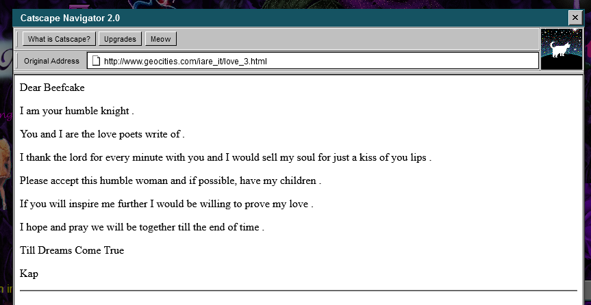 Example email